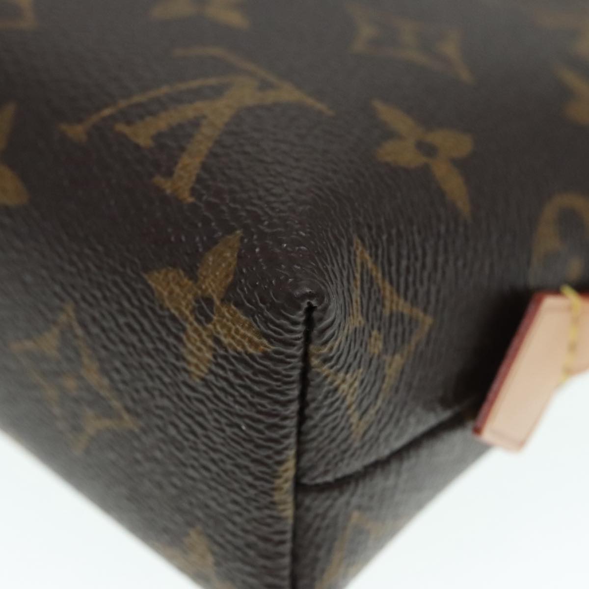 LOUIS VUITTON Monogram Pochette Cosmetic GM Cosmetic Pouch M47353 LV Auth 89927