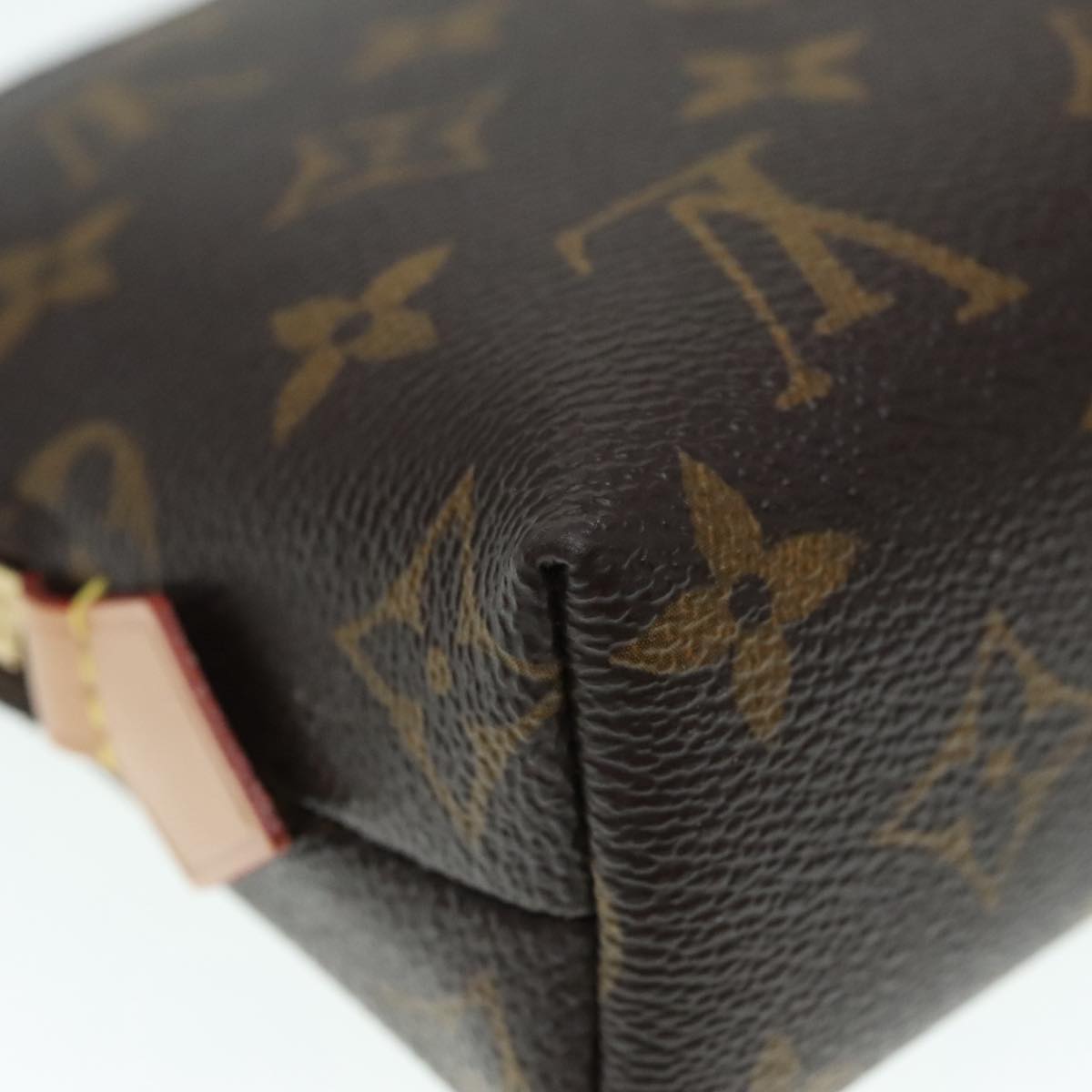 LOUIS VUITTON Monogram Pochette Cosmetic GM Cosmetic Pouch M47353 LV Auth 89927