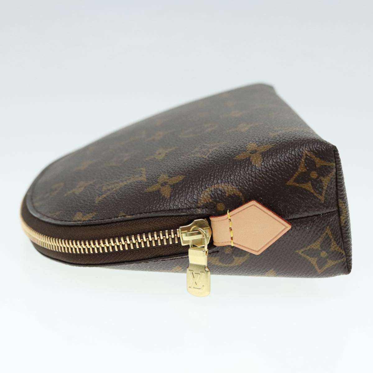 LOUIS VUITTON Monogram Pochette Cosmetic GM Cosmetic Pouch M47353 LV Auth 89927