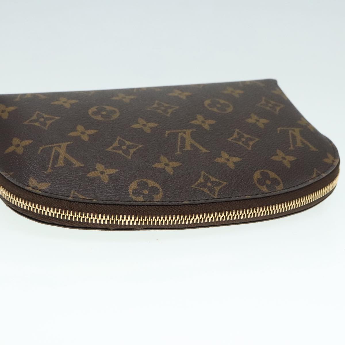 LOUIS VUITTON Monogram Pochette Cosmetic GM Cosmetic Pouch M47353 LV Auth 89927