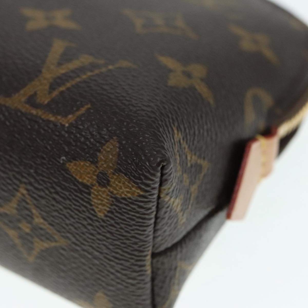 LOUIS VUITTON Monogram Pochette Cosmetic GM Cosmetic Pouch M47353 LV Auth 89927