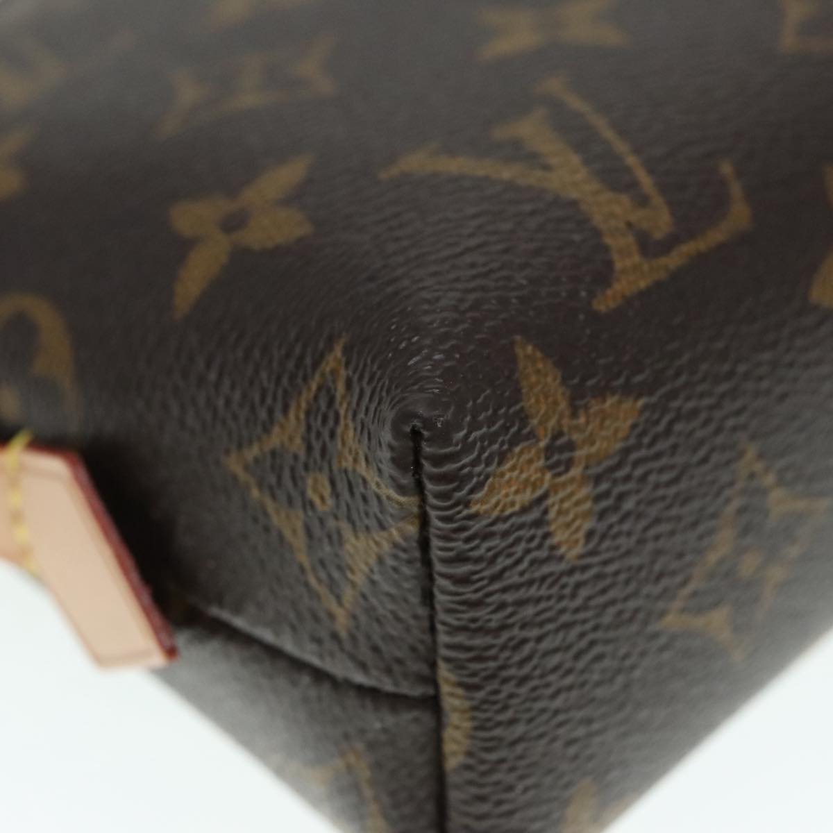 LOUIS VUITTON Monogram Pochette Cosmetic GM Cosmetic Pouch M47353 LV Auth 89927