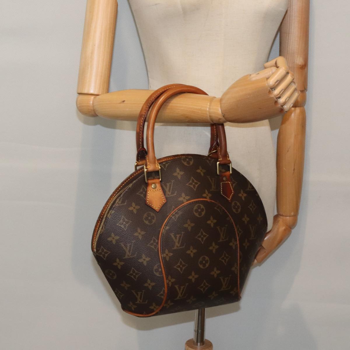 LOUIS VUITTON Monogram Ellipse PM Hand Bag M51127 LV Auth 89933