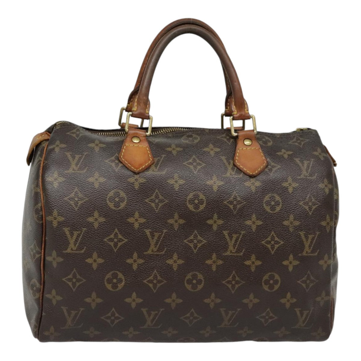 LOUIS VUITTON Monogram Speedy 30 Hand Bag M41526 LV Auth 89939