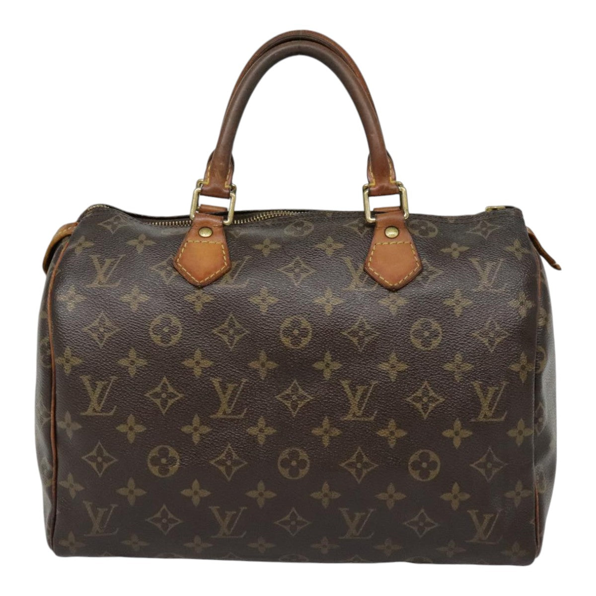 LOUIS VUITTON Monogram Speedy 30 Hand Bag M41526 LV Auth 89939