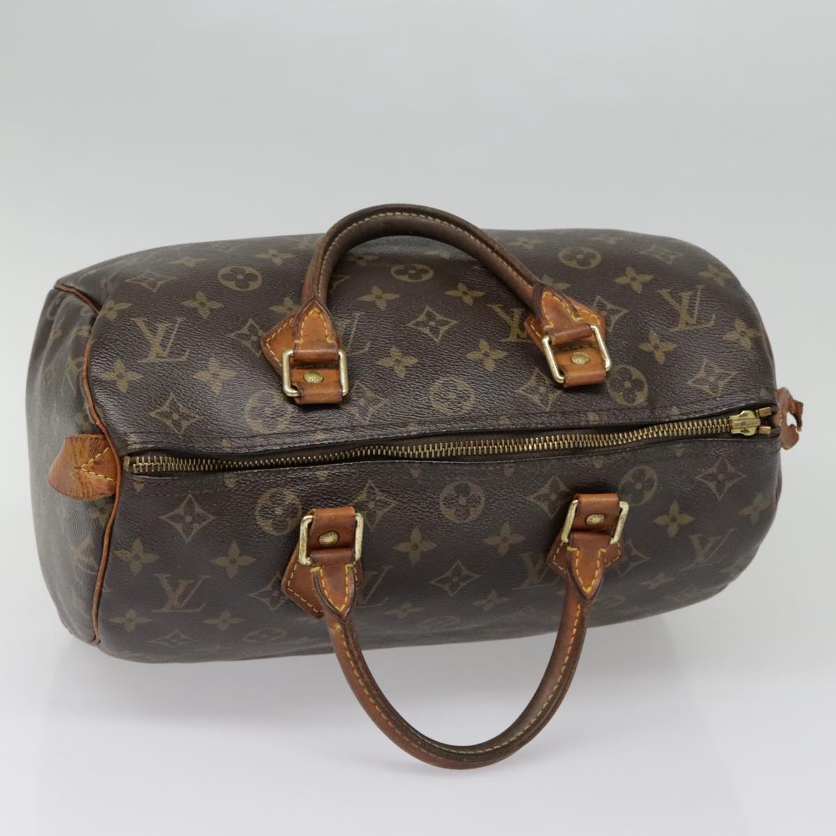 LOUIS VUITTON Monogram Speedy 30 Hand Bag M41526 LV Auth 89939