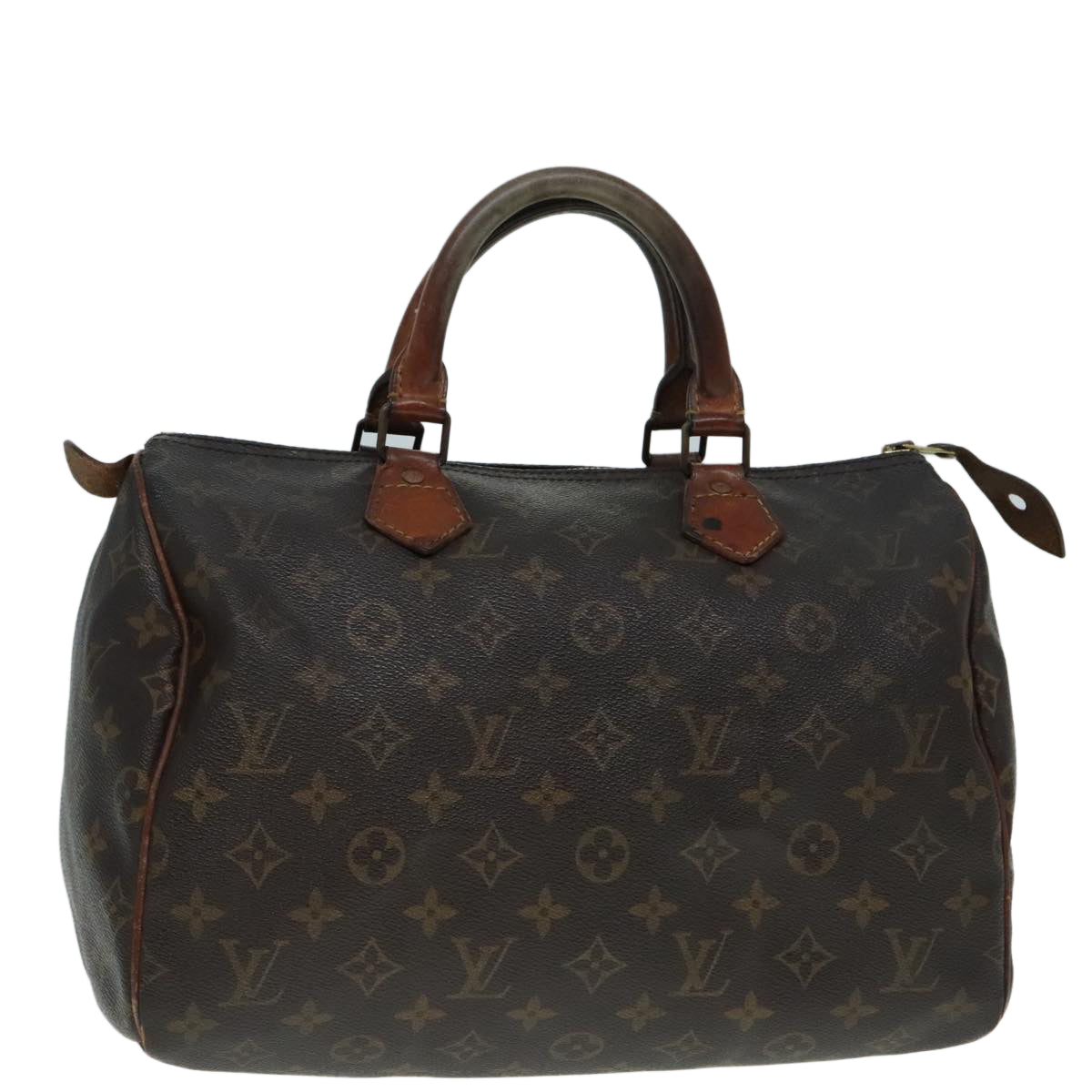 LOUIS VUITTON Monogram Speedy 30 Hand Bag M41526 LV Auth 89941