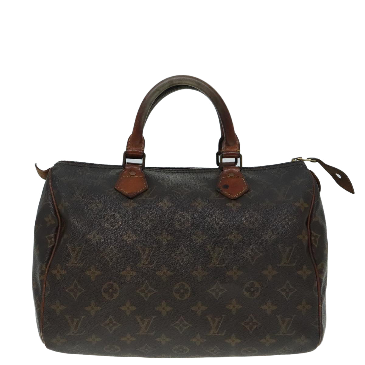 LOUIS VUITTON Monogram Speedy 30 Hand Bag M41526 LV Auth 89941