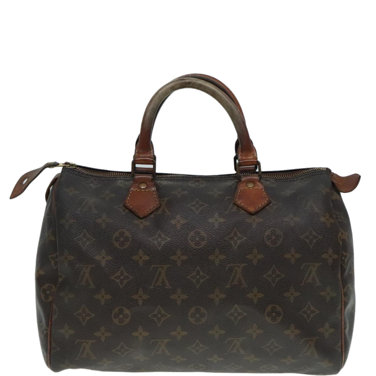 LOUIS VUITTON Monogram Speedy 30 Hand Bag M41526 LV Auth 89941