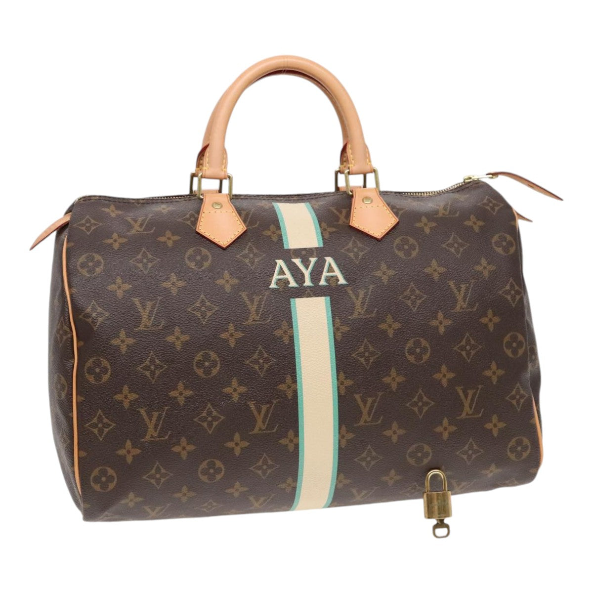 LOUIS VUITTON Monogram Speedy 35 Hand Bag M41524 LV Auth 89942