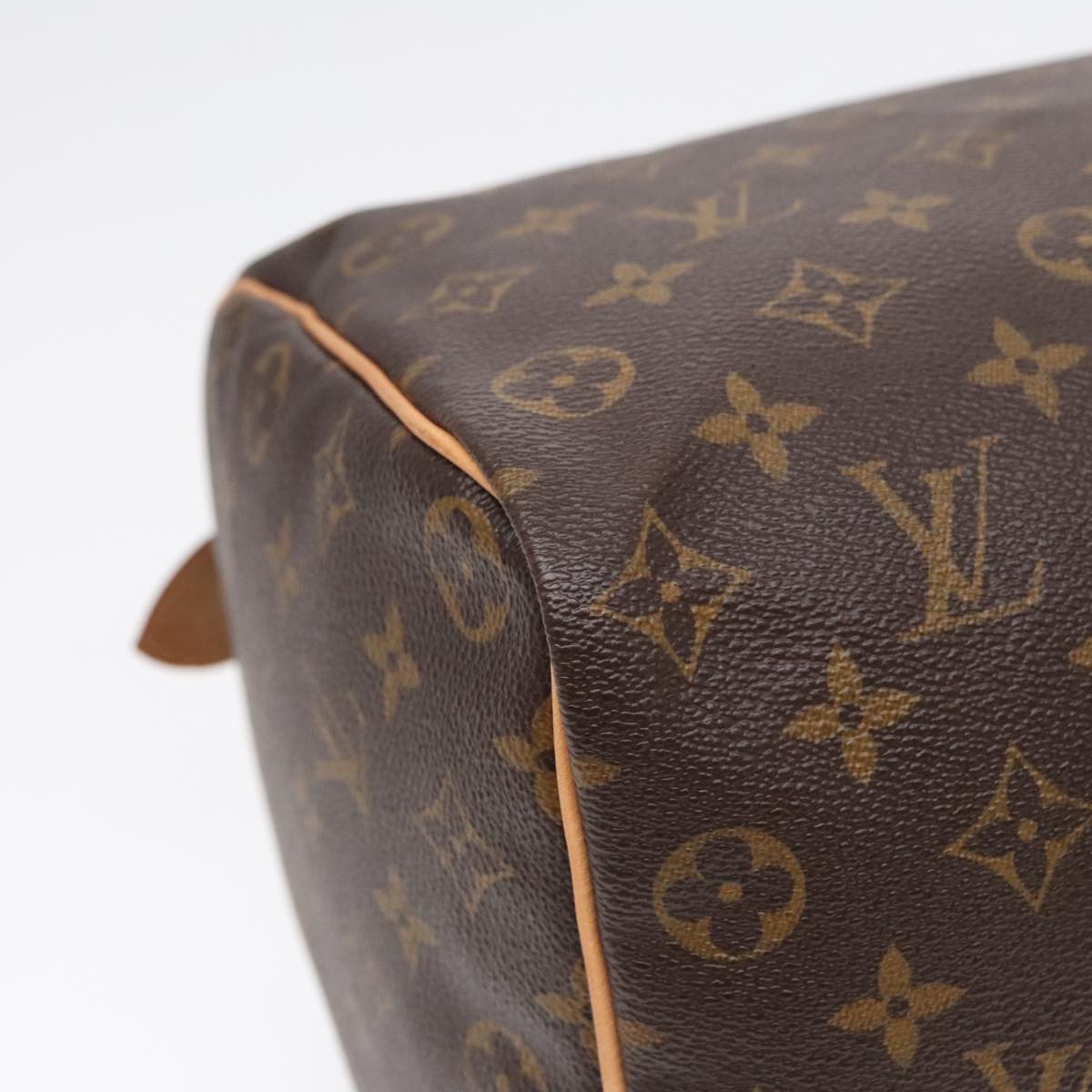 LOUIS VUITTON Monogram Speedy 35 Hand Bag M41524 LV Auth 89942