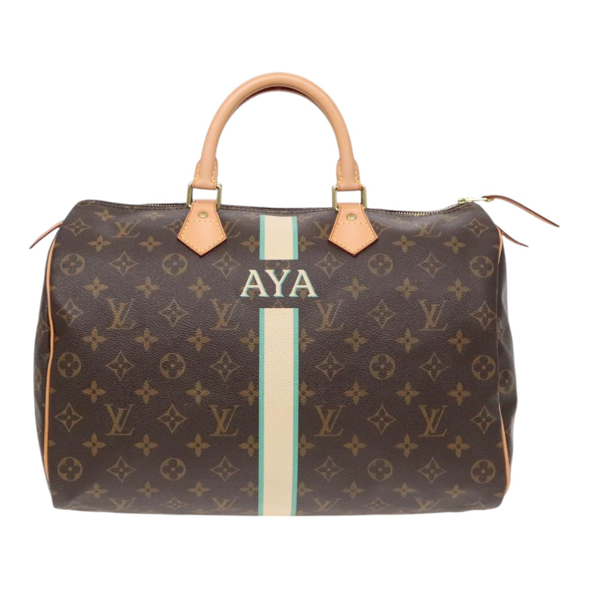 LOUIS VUITTON Monogram Speedy 35 Hand Bag M41524 LV Auth 89942