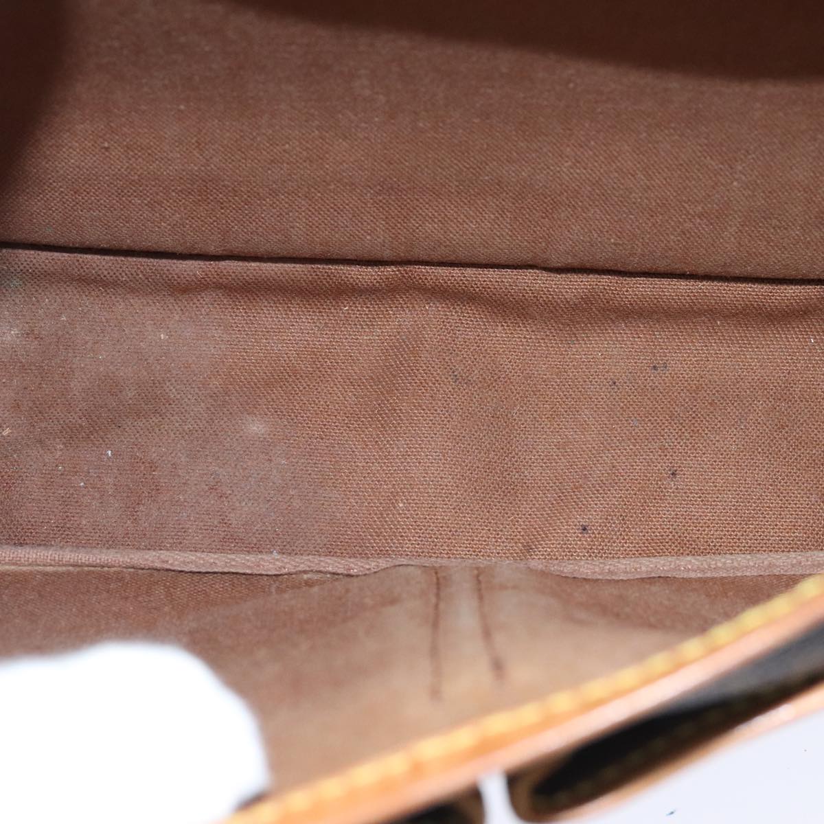 LOUIS VUITTON Monogram Gibeciere MM Shoulder Bag M42247 LV Auth 89955