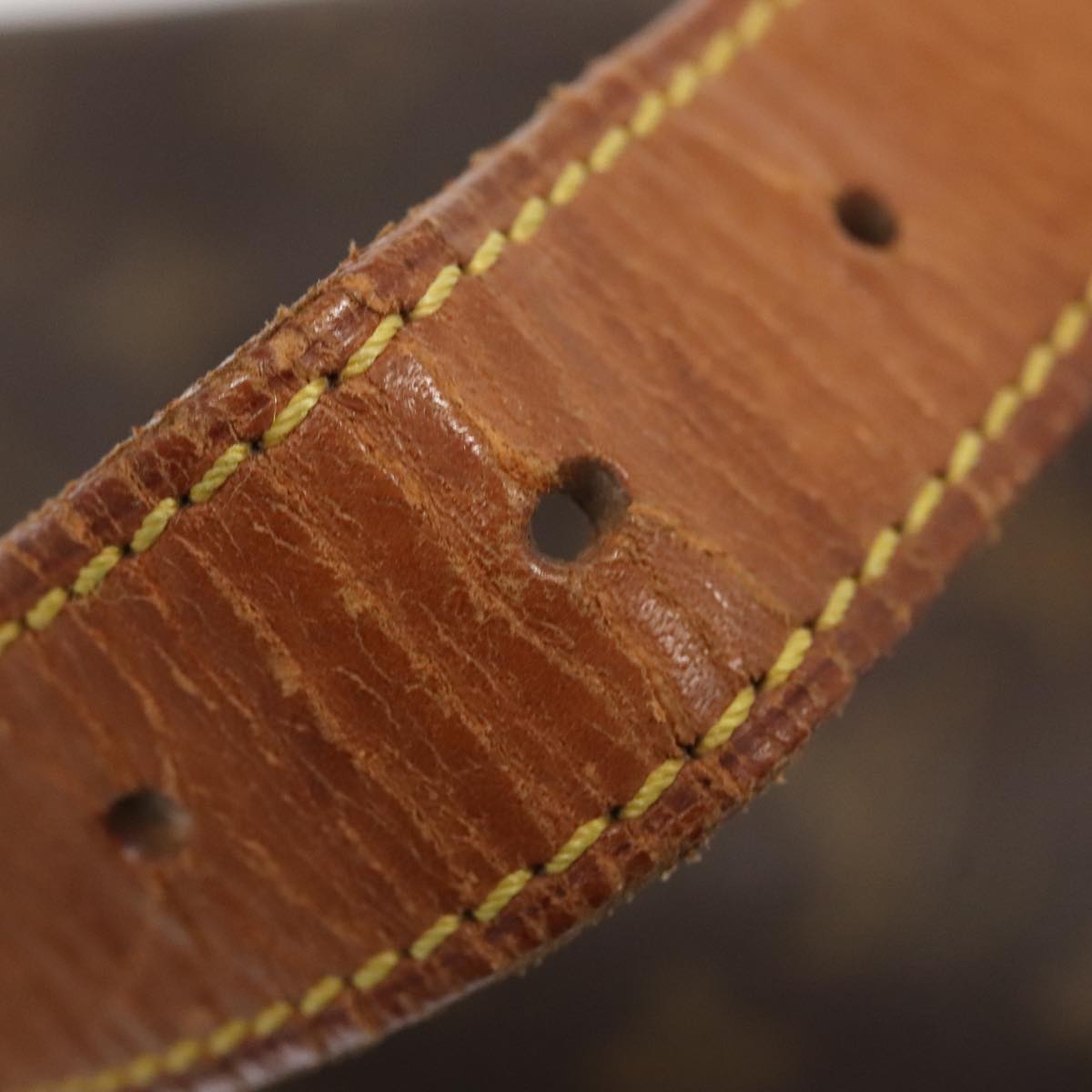 LOUIS VUITTON Monogram Saumur 35 Shoulder Bag M42254 LV Auth 89975