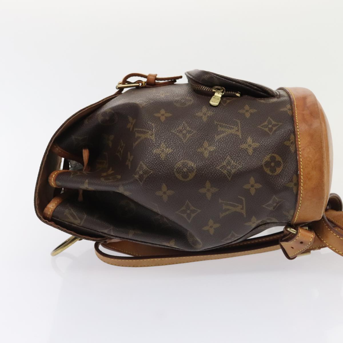 LOUIS VUITTON Monogram Montsouris MM Backpack M51136 LV Auth 89979