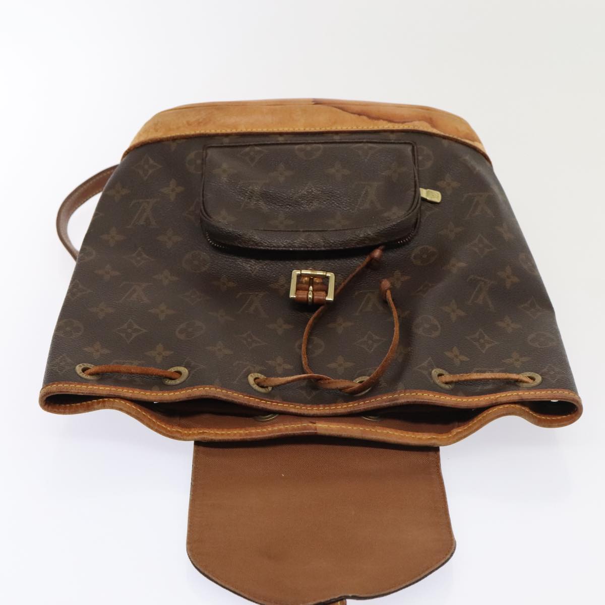 LOUIS VUITTON Monogram Montsouris MM Backpack M51136 LV Auth 89980