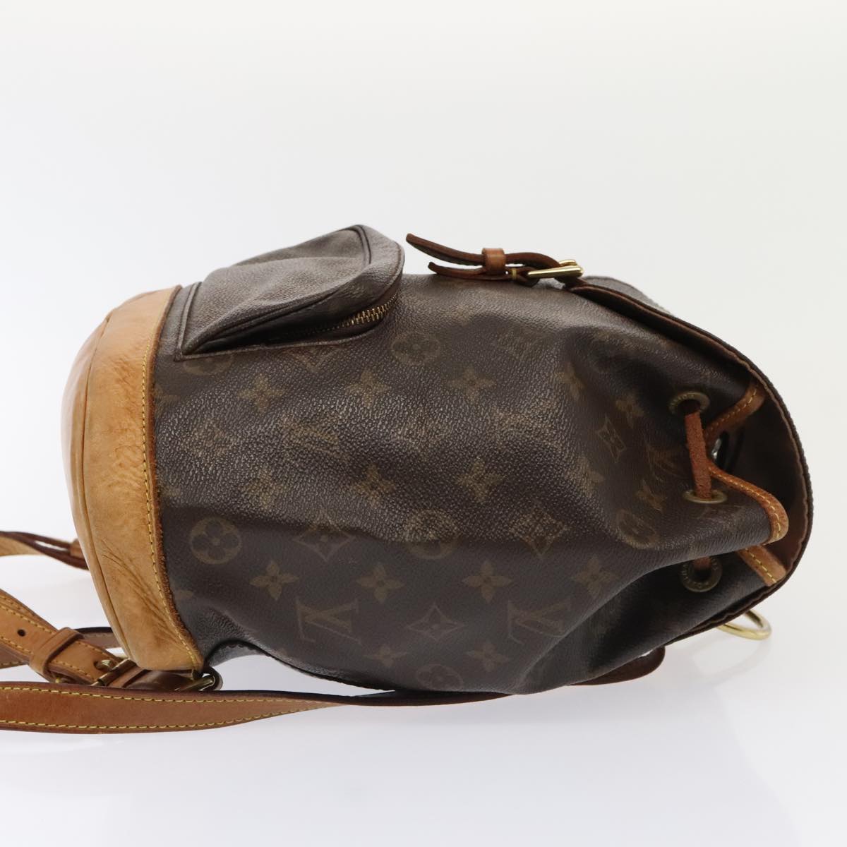 LOUIS VUITTON Monogram Montsouris MM Backpack M51136 LV Auth 89980