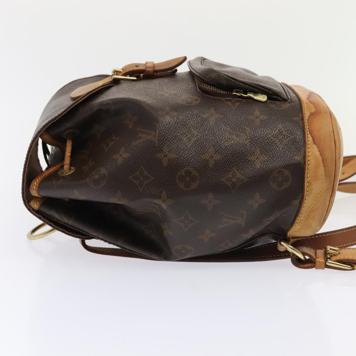 LOUIS VUITTON Monogram Montsouris MM Backpack M51136 LV Auth 89980