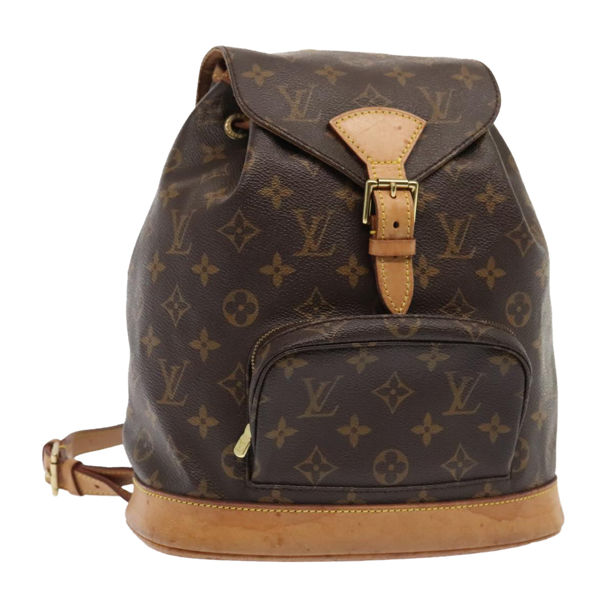 LOUIS VUITTON Monogram Montsouris MM Backpack M51136 LV Auth 89981