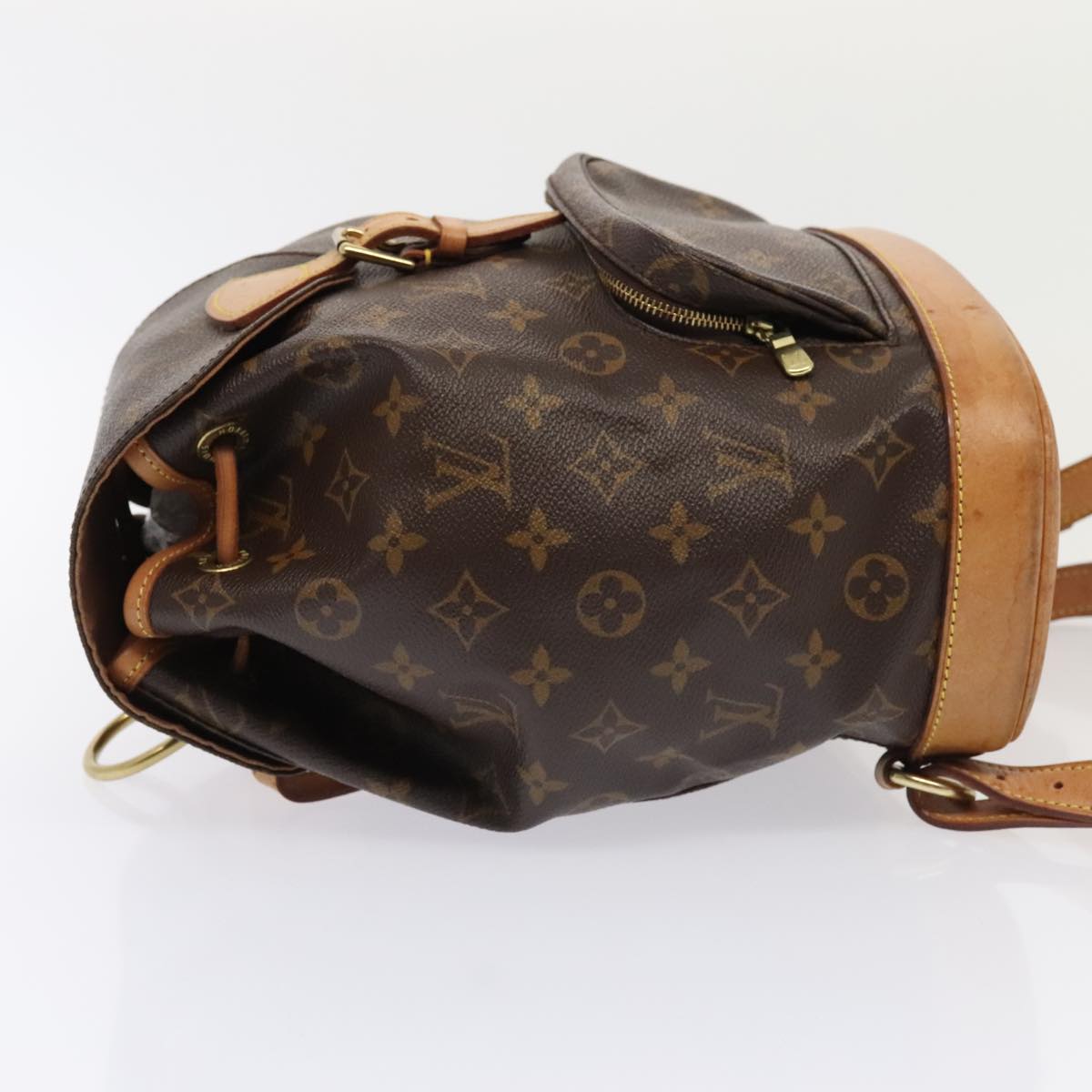 LOUIS VUITTON Monogram Montsouris MM Backpack M51136 LV Auth 89981