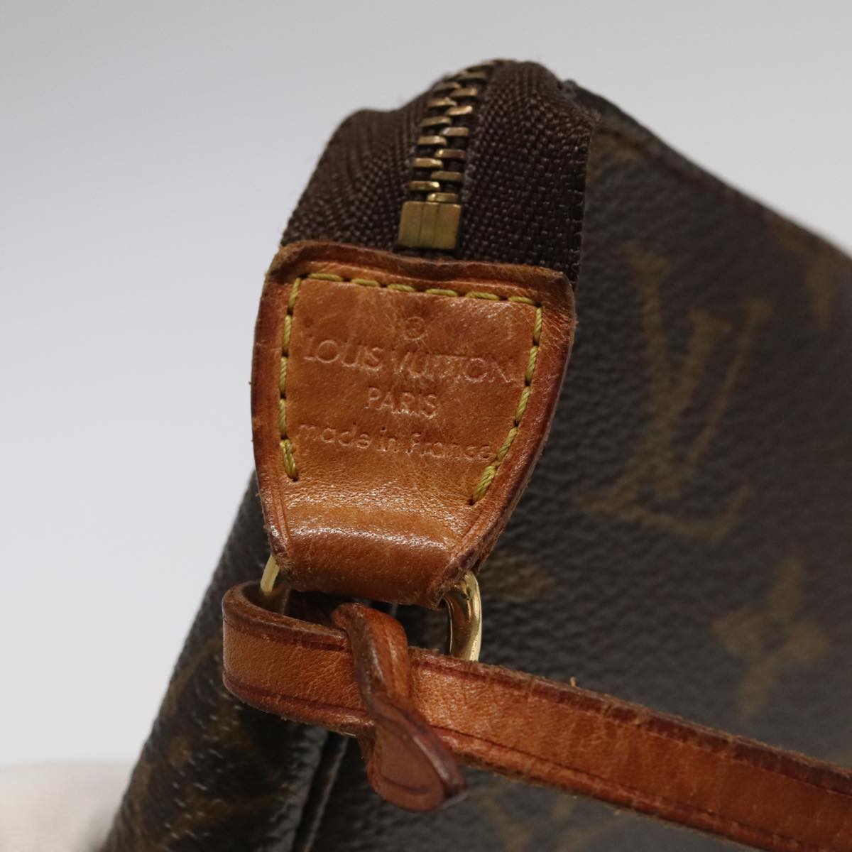 LOUIS VUITTON Monogram Pochette Accessoires Pouch M51980 LV Auth 89986