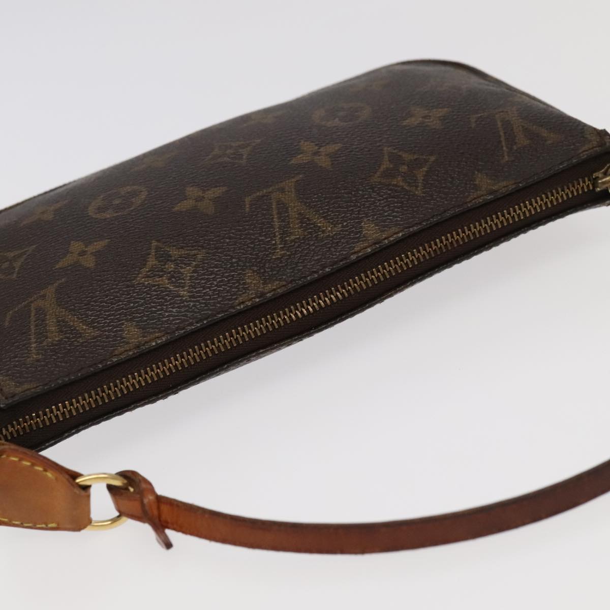 LOUIS VUITTON Monogram Pochette Accessoires Pouch M51980 LV Auth 89986