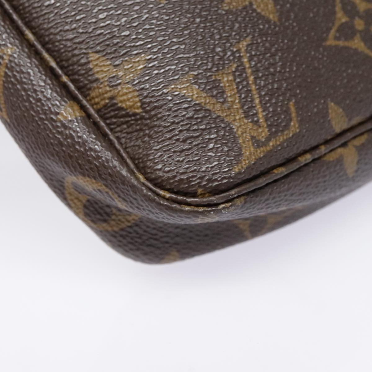 LOUIS VUITTON Monogram Pochette Accessoires Pouch M51980 LV Auth 89988