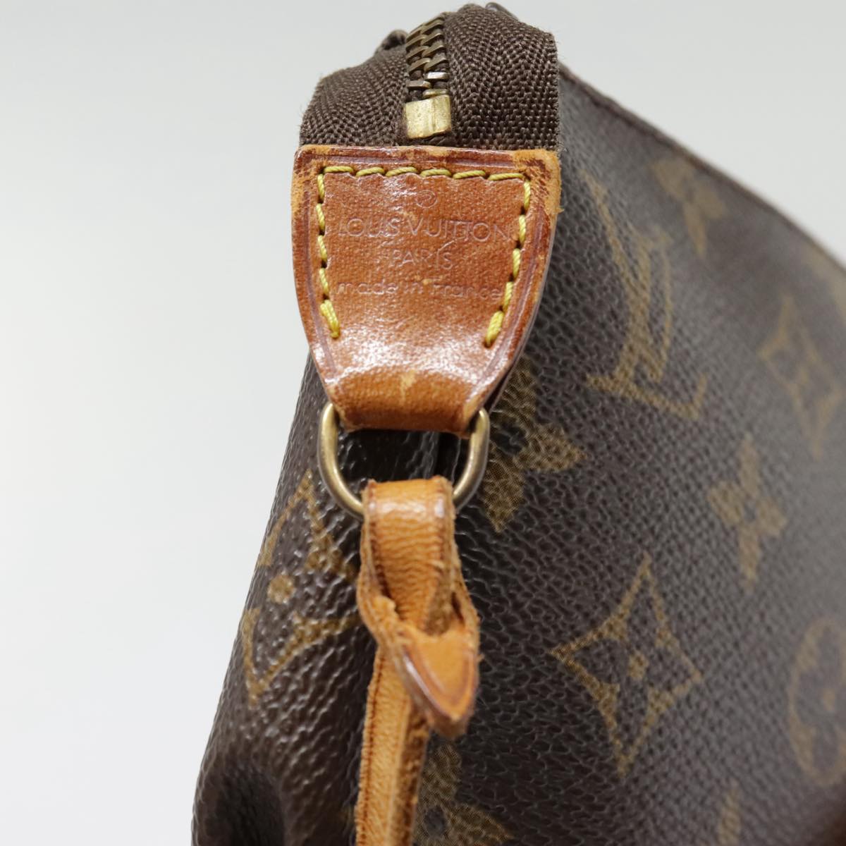 LOUIS VUITTON Monogram Pochette Accessoires Pouch M51980 LV Auth 89988