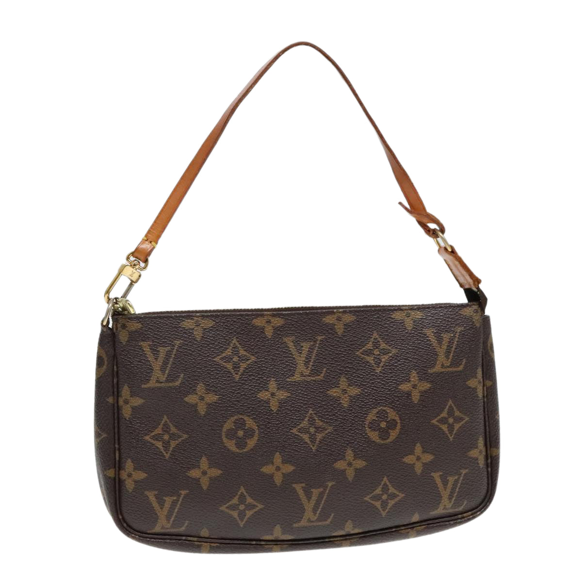 LOUIS VUITTON Monogram Pochette Accessoires Pouch M51980 LV Auth 89991