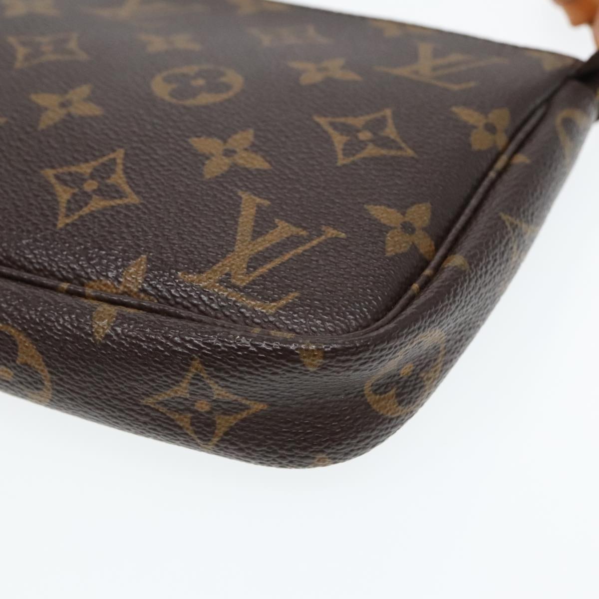 LOUIS VUITTON Monogram Pochette Accessoires Pouch M51980 LV Auth 89991