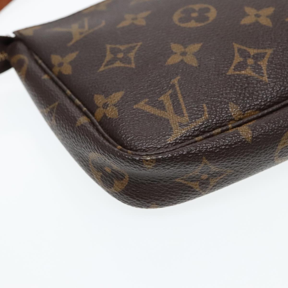 LOUIS VUITTON Monogram Pochette Accessoires Pouch M51980 LV Auth 89991