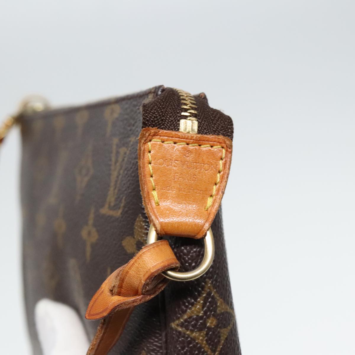 LOUIS VUITTON Monogram Pochette Accessoires Pouch M51980 LV Auth 89991