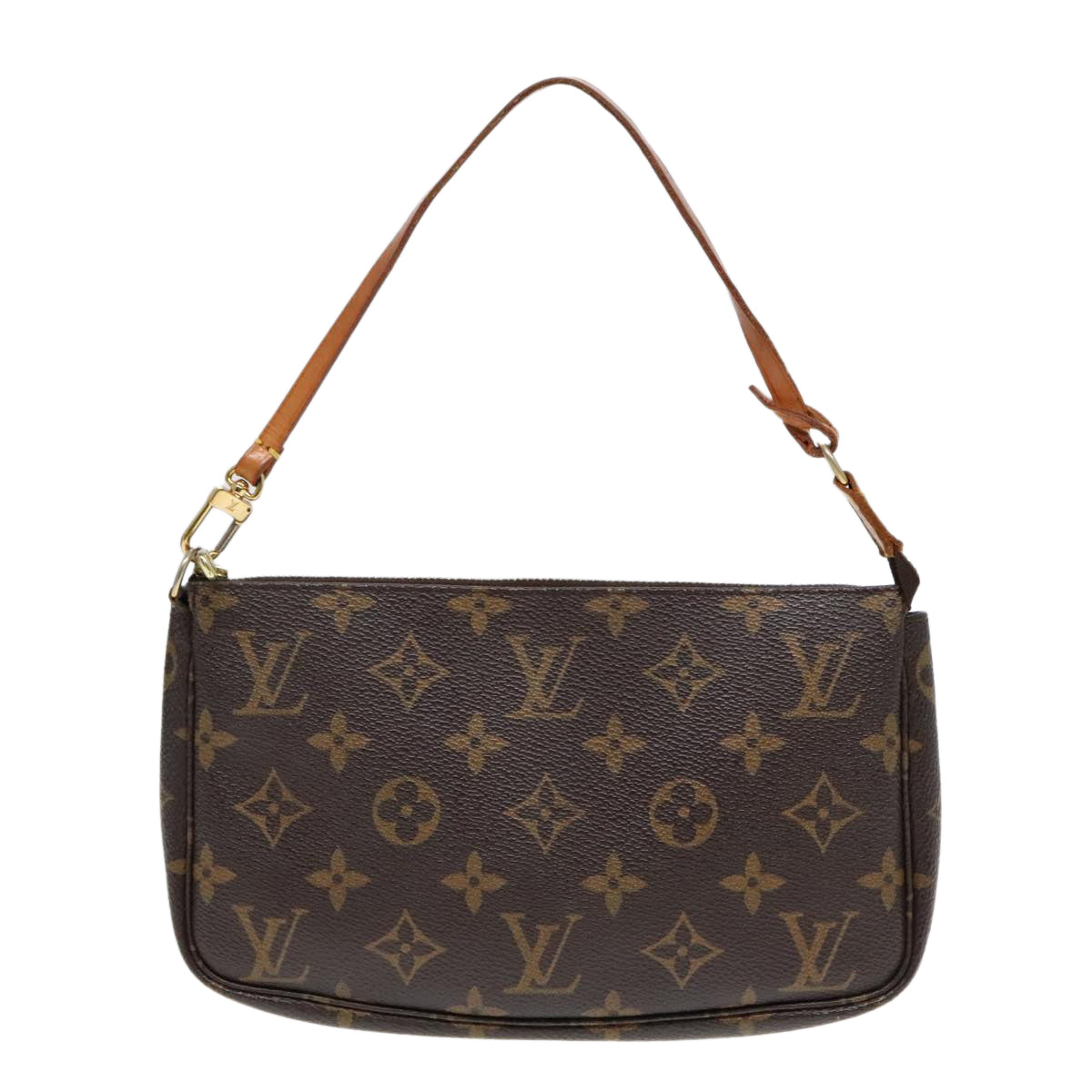 LOUIS VUITTON Monogram Pochette Accessoires Pouch M51980 LV Auth 89991