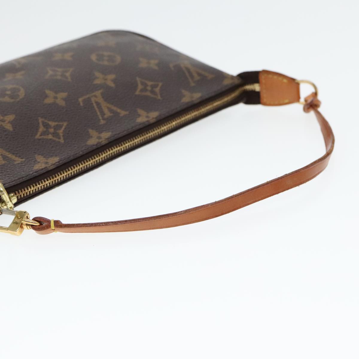 LOUIS VUITTON Monogram Pochette Accessoires Pouch M51980 LV Auth 89991