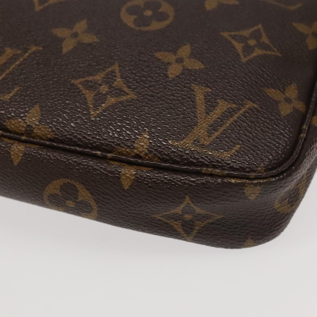 LOUIS VUITTON Monogram Pochette Accessoires Pouch M51980 LV Auth 89992