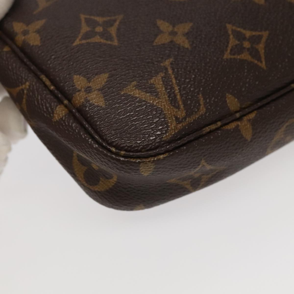 LOUIS VUITTON Monogram Pochette Accessoires Pouch M51980 LV Auth 89992