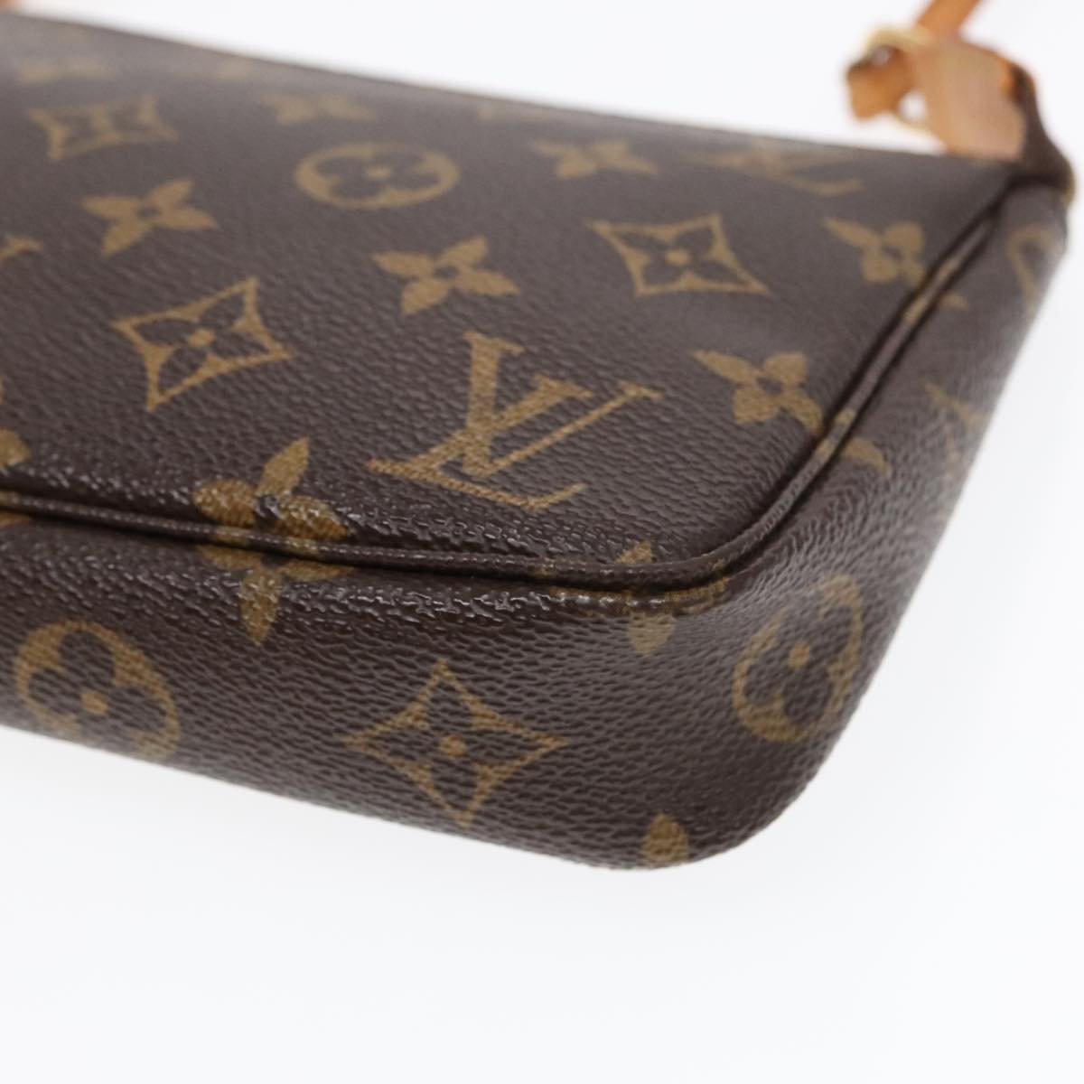 LOUIS VUITTON Monogram Pochette Accessoires Pouch M51980 LV Auth 89996