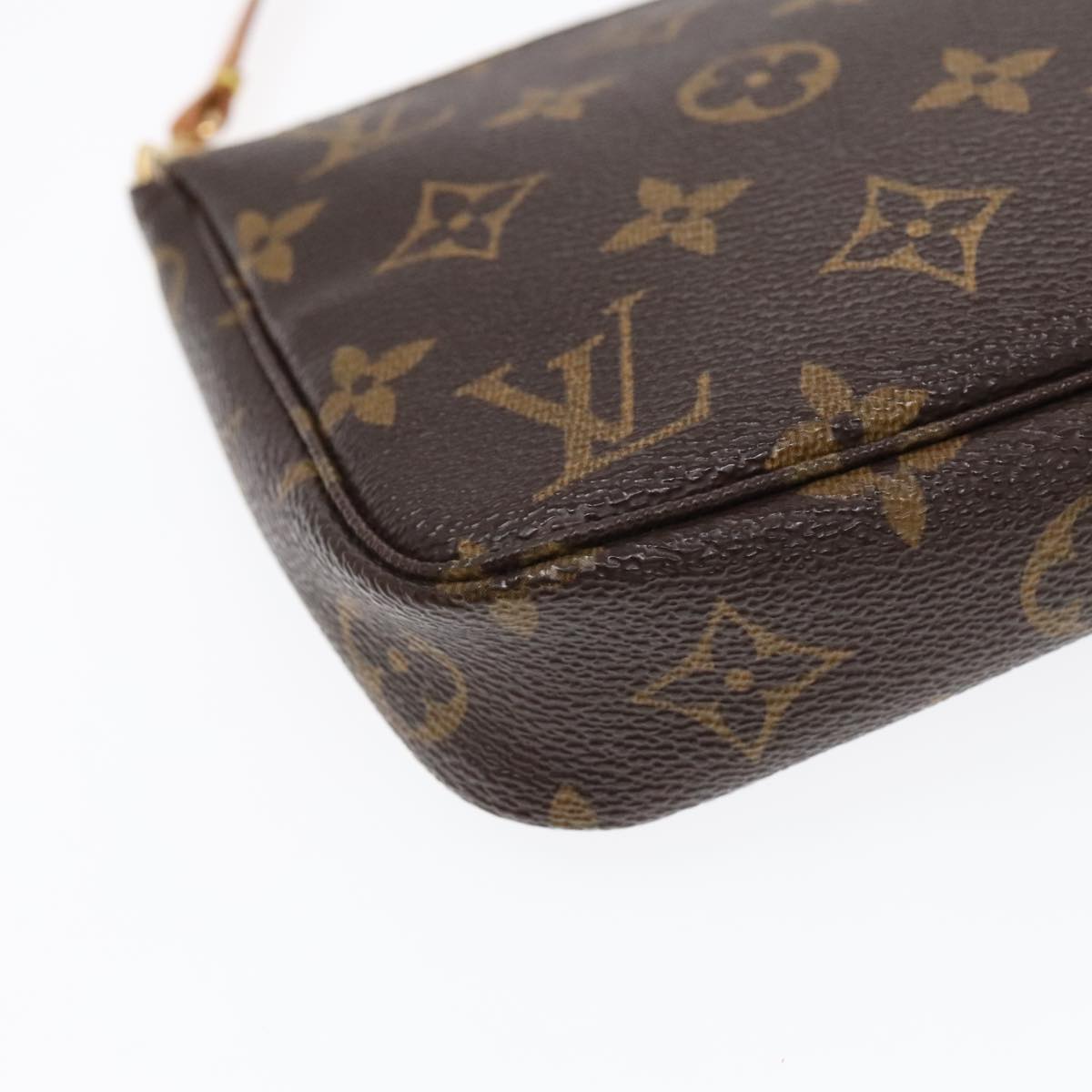 LOUIS VUITTON Monogram Pochette Accessoires Pouch M51980 LV Auth 89996