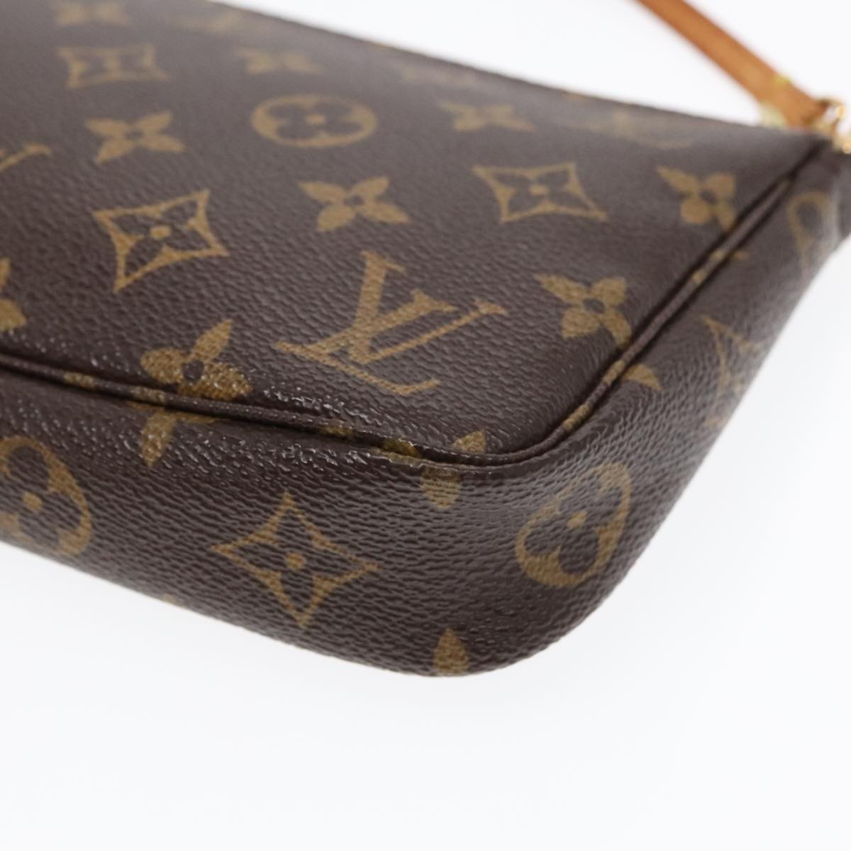 LOUIS VUITTON Monogram Pochette Accessoires Pouch M51980 LV Auth 89996