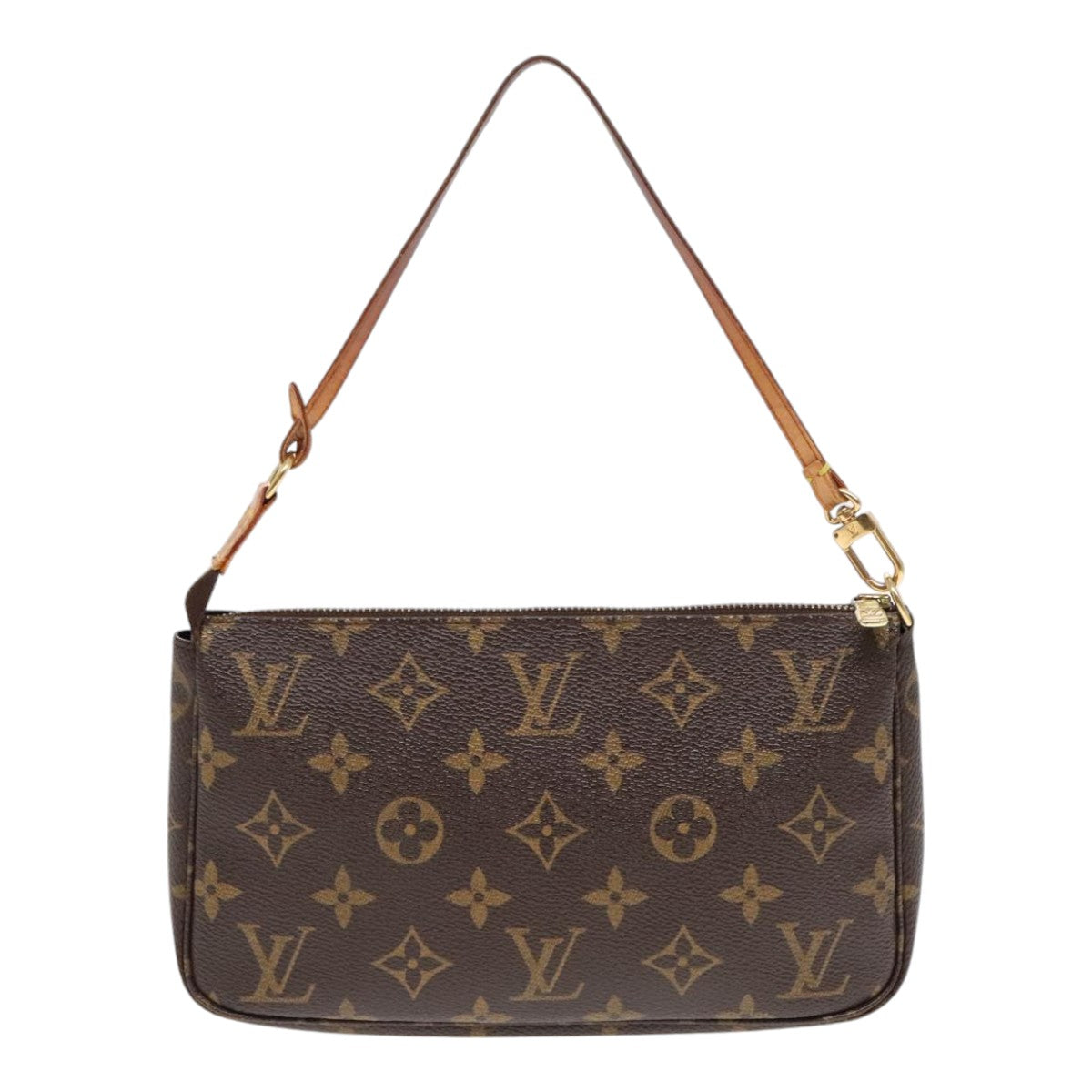 LOUIS VUITTON Monogram Pochette Accessoires Pouch M51980 LV Auth 89996