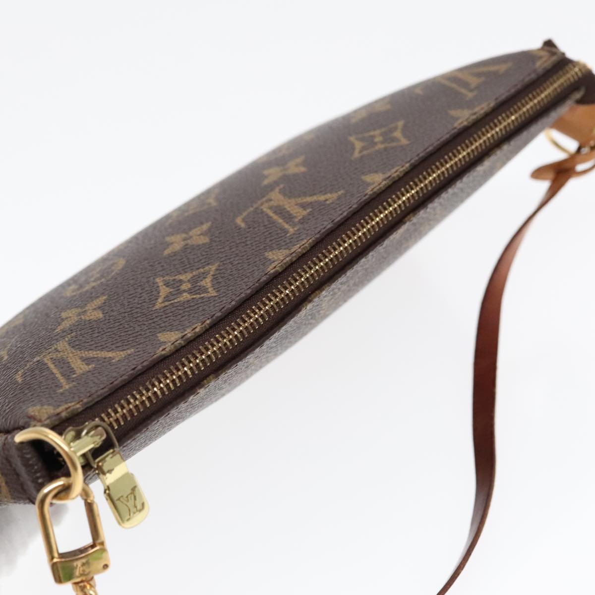 LOUIS VUITTON Monogram Pochette Accessoires Pouch M51980 LV Auth 89996