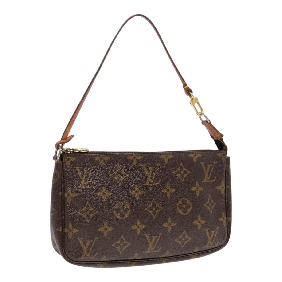 LOUIS VUITTON Monogram Pochette Accessoires Pouch M51980 LV Auth 89998