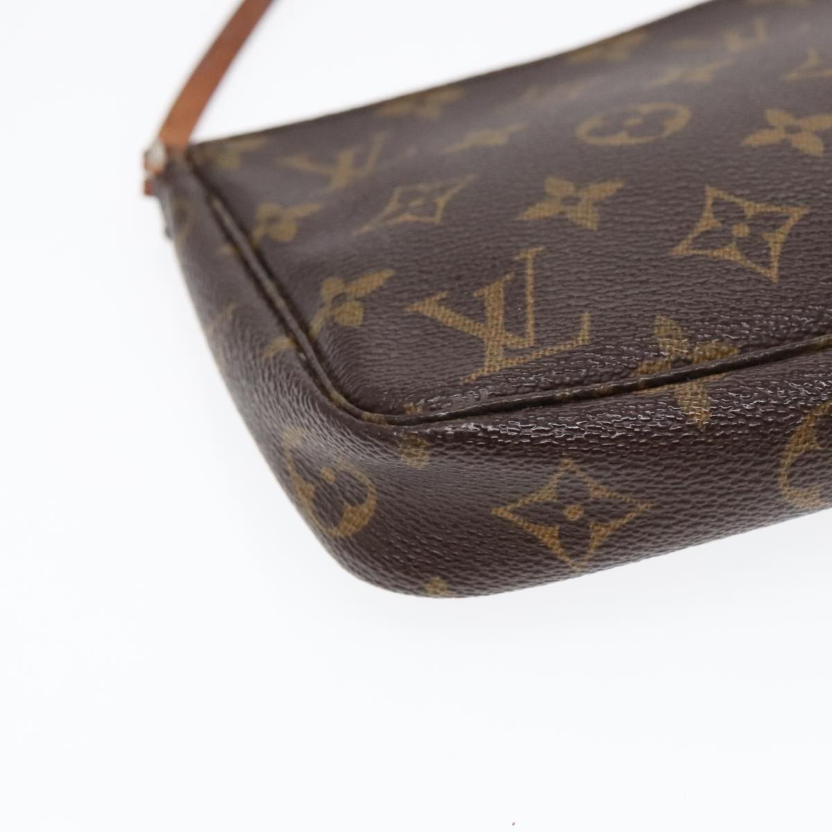 LOUIS VUITTON Monogram Pochette Accessoires Pouch M51980 LV Auth 89998