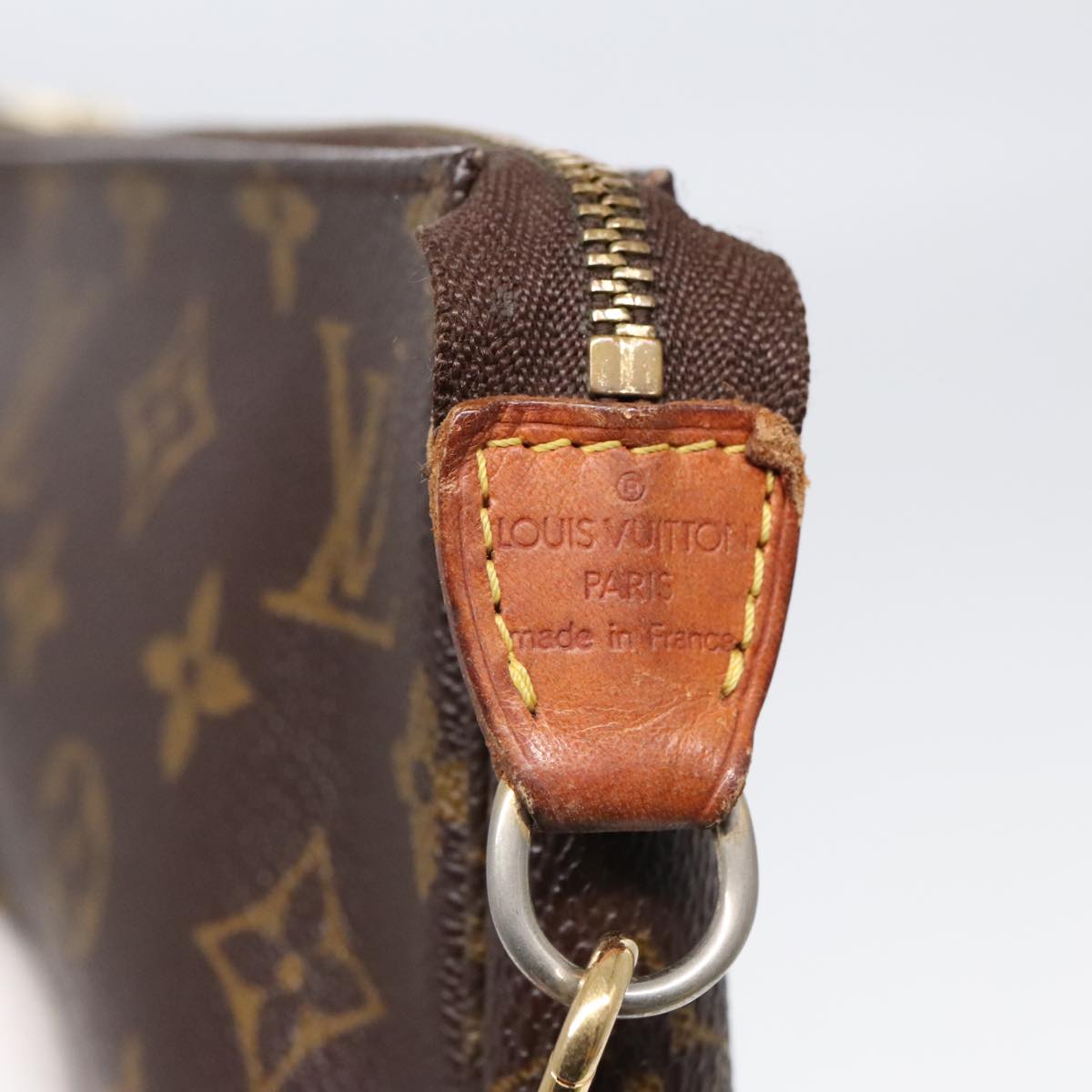 LOUIS VUITTON Monogram Pochette Accessoires Pouch M51980 LV Auth 89998