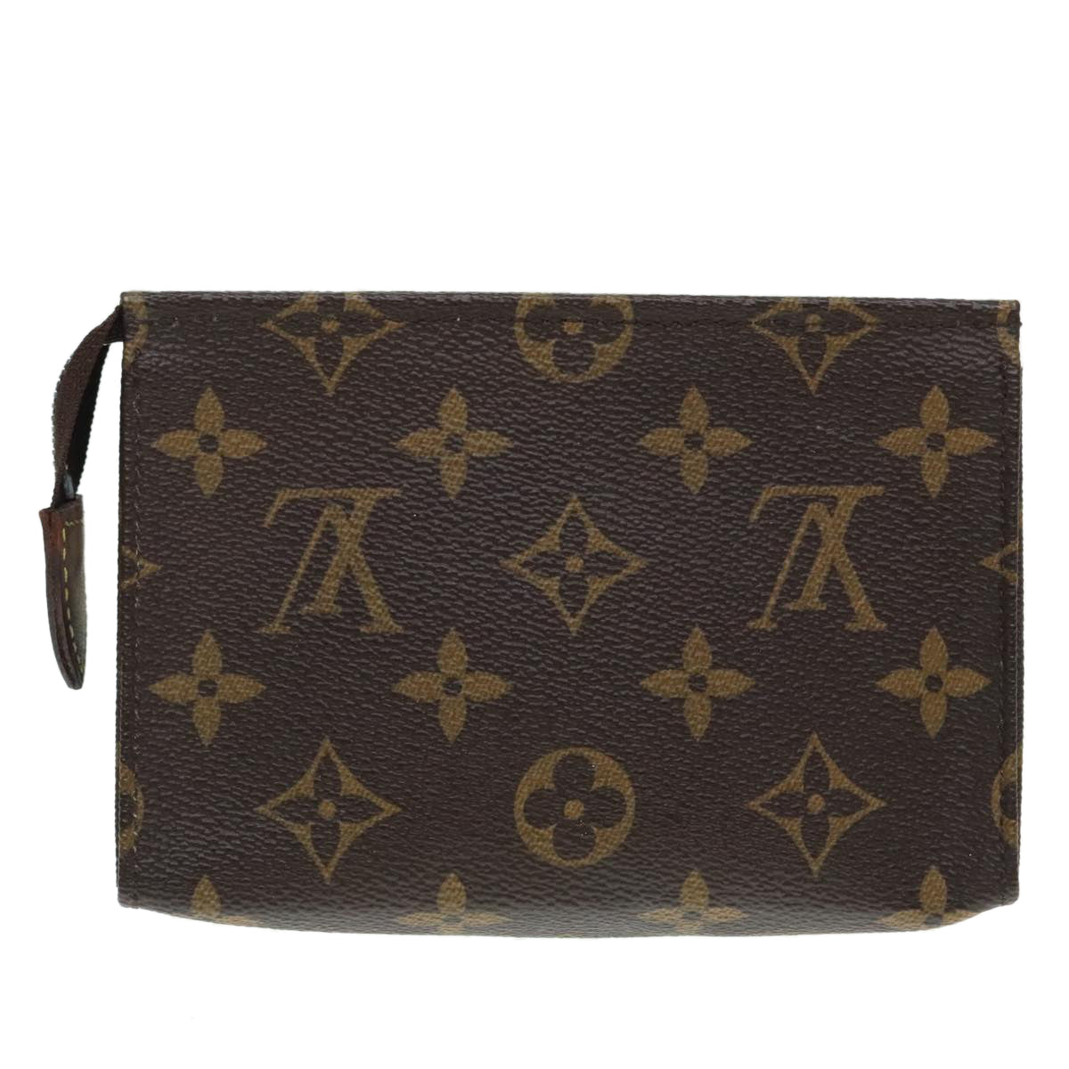 LOUIS VUITTON Monogram Poche Toilette 15 Pouch M47546 LV Auth 90017