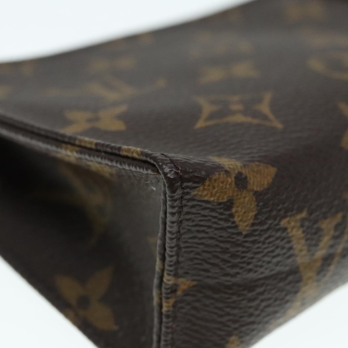 LOUIS VUITTON Monogram Poche Toilette 15 Pouch M47546 LV Auth 90017