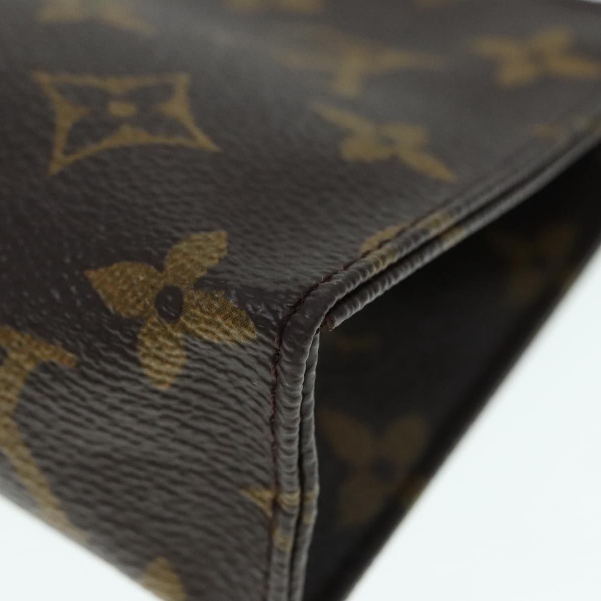 LOUIS VUITTON Monogram Poche Toilette 15 Pouch M47546 LV Auth 90019