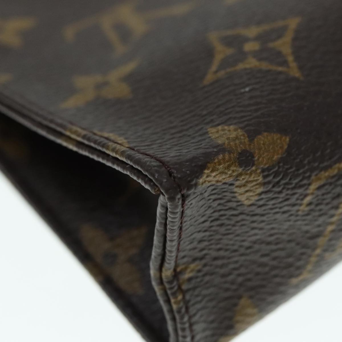 LOUIS VUITTON Monogram Poche Toilette 15 Pouch M47546 LV Auth 90019