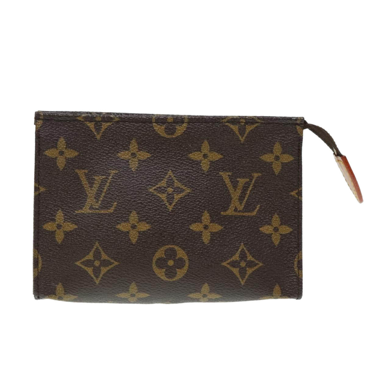 LOUIS VUITTON Monogram Poche Toilette 15 Pouch M47546 LV Auth 90019