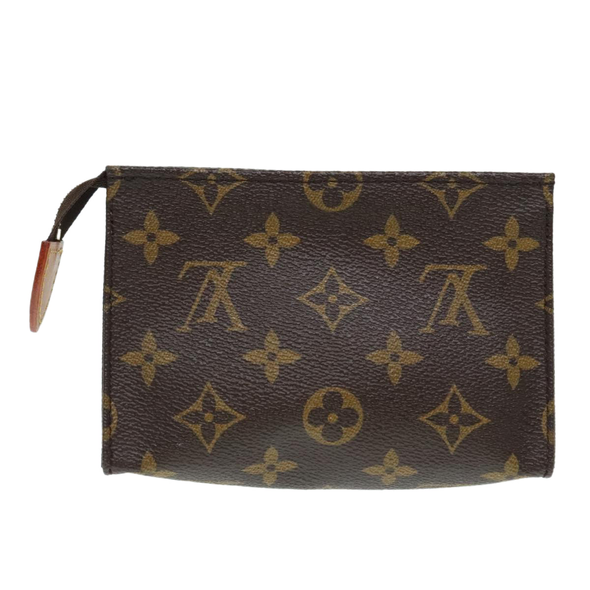 LOUIS VUITTON Monogram Poche Toilette 15 Pouch M47546 LV Auth 90019